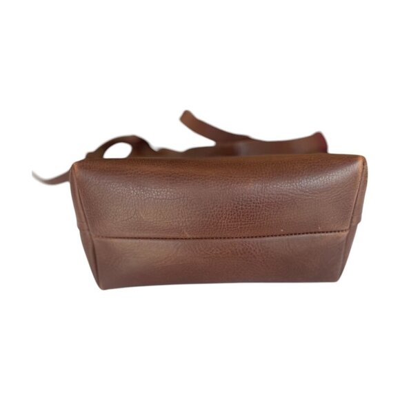 NWT Madewell The Essentia Medium BucketTote Pebbled Leather Large - Picture 6 of 7